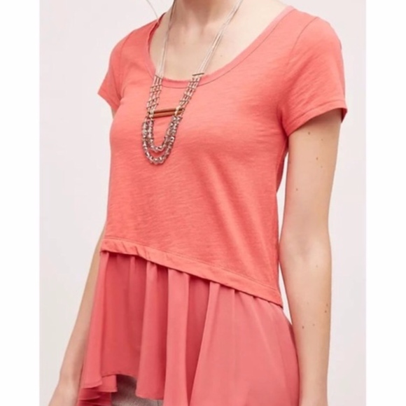 Anthropologie Tops - 😍 4/$20 Anthro Postmark West End Peplum Tunic Tee